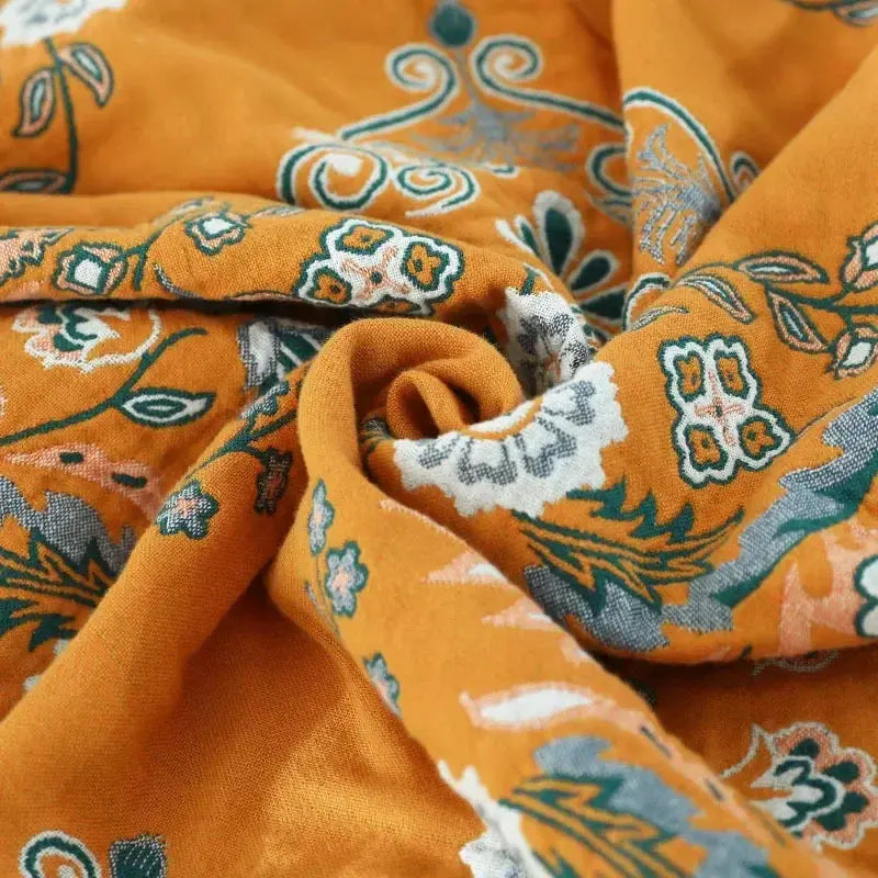 Cobertor de Algodão Boêmio Boho Casamarella