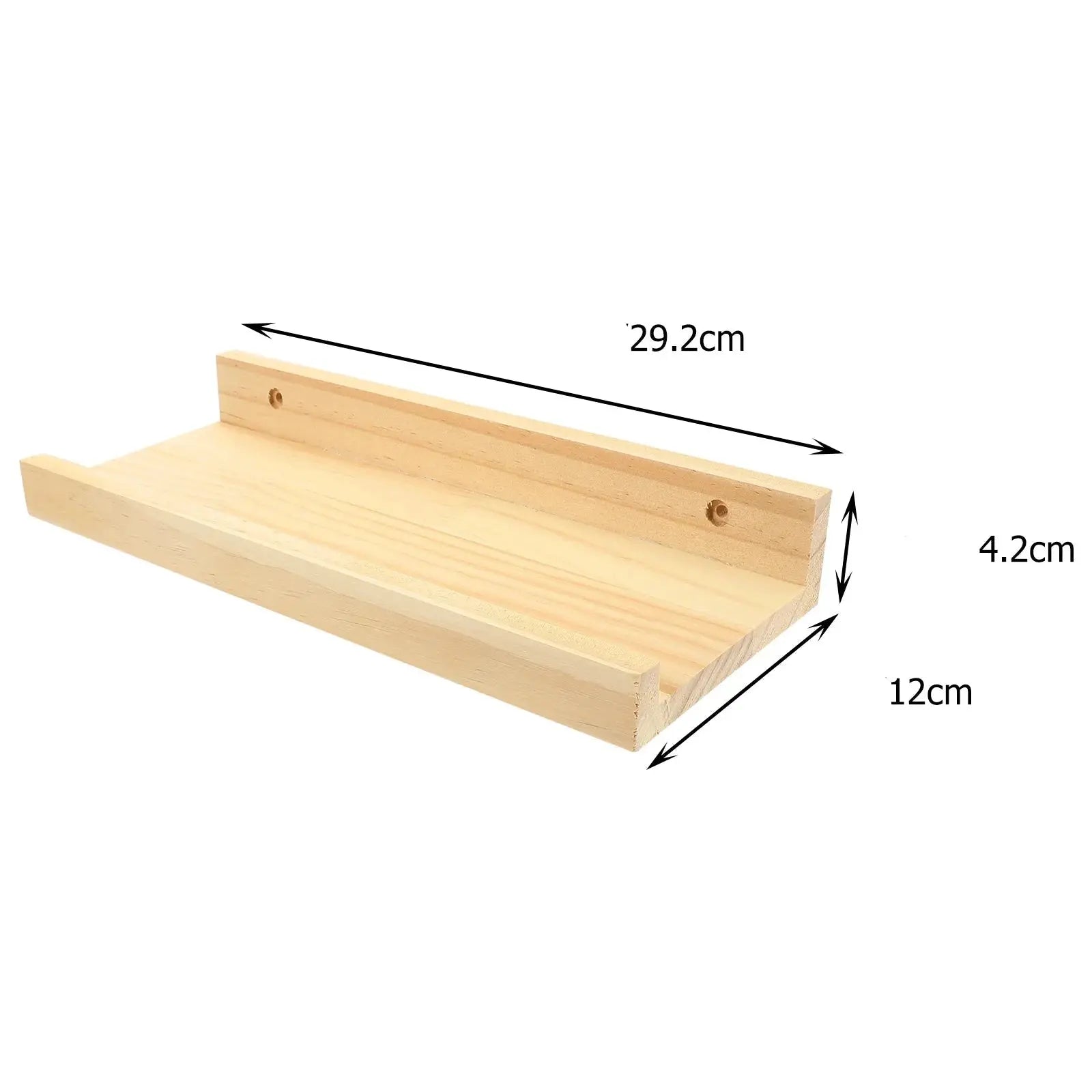Prateleira Flutuante de Madeira Minimalista Casamarella