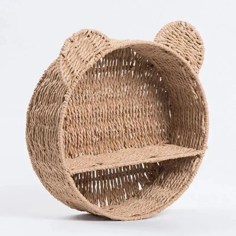 Cesta Decorativa de Parede Estilo Rústico Casamarella