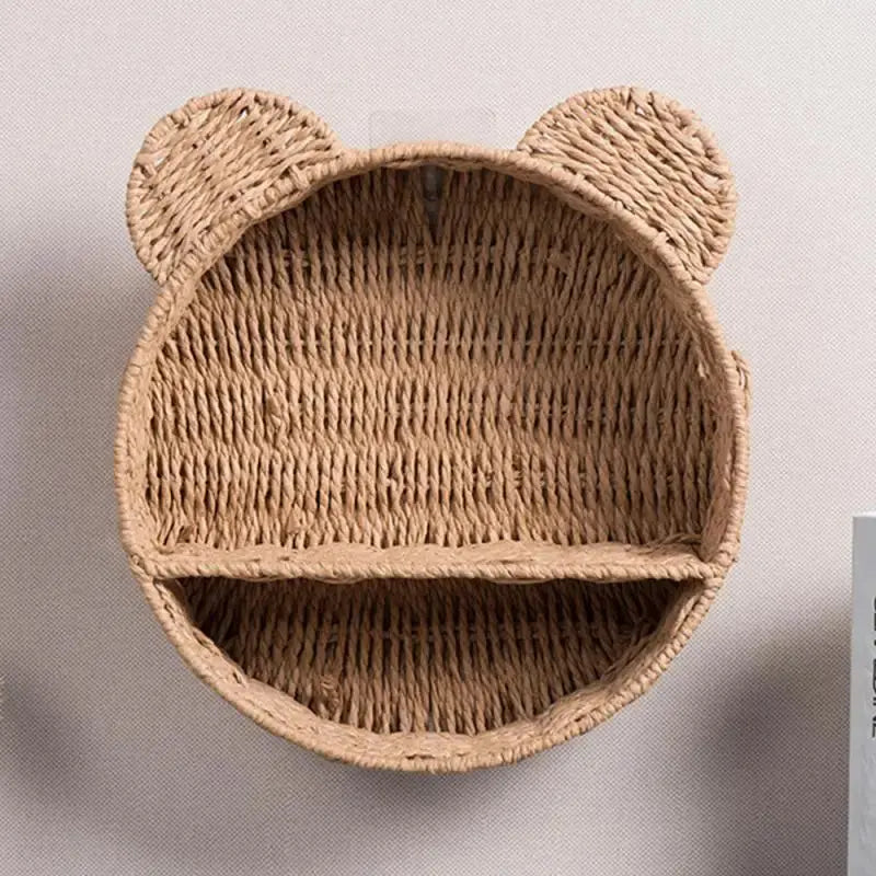 Cesta Decorativa de Parede Estilo Rústico Casamarella