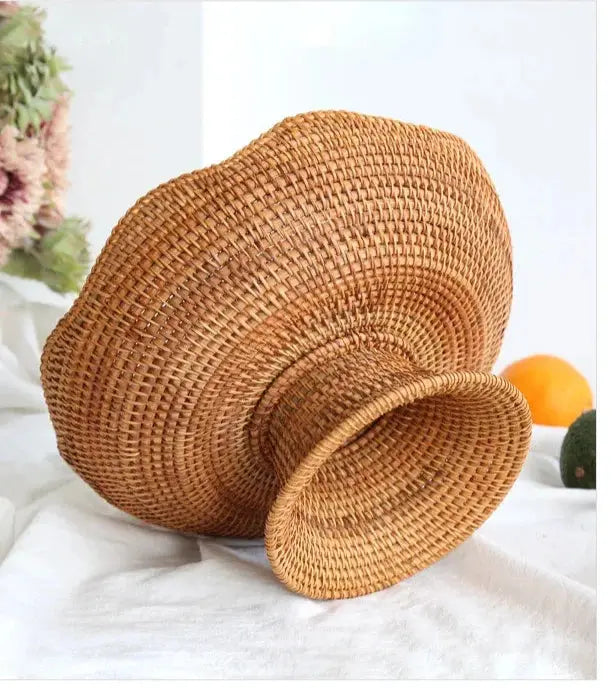 Fruteira Decorativa de Rattan Casamarella