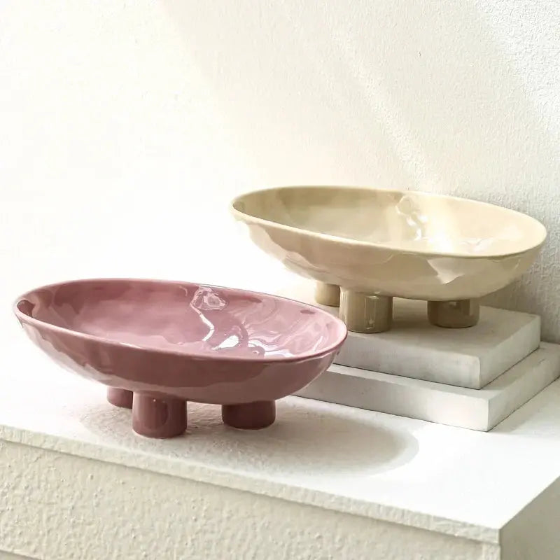 Fruteira de Mesa de Cerâmica Decorativa Casamarella